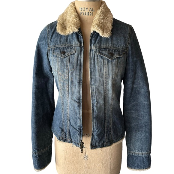 Vintage 90s Abercrombie & Fitch Jean Jacket - Picture 3 of 5